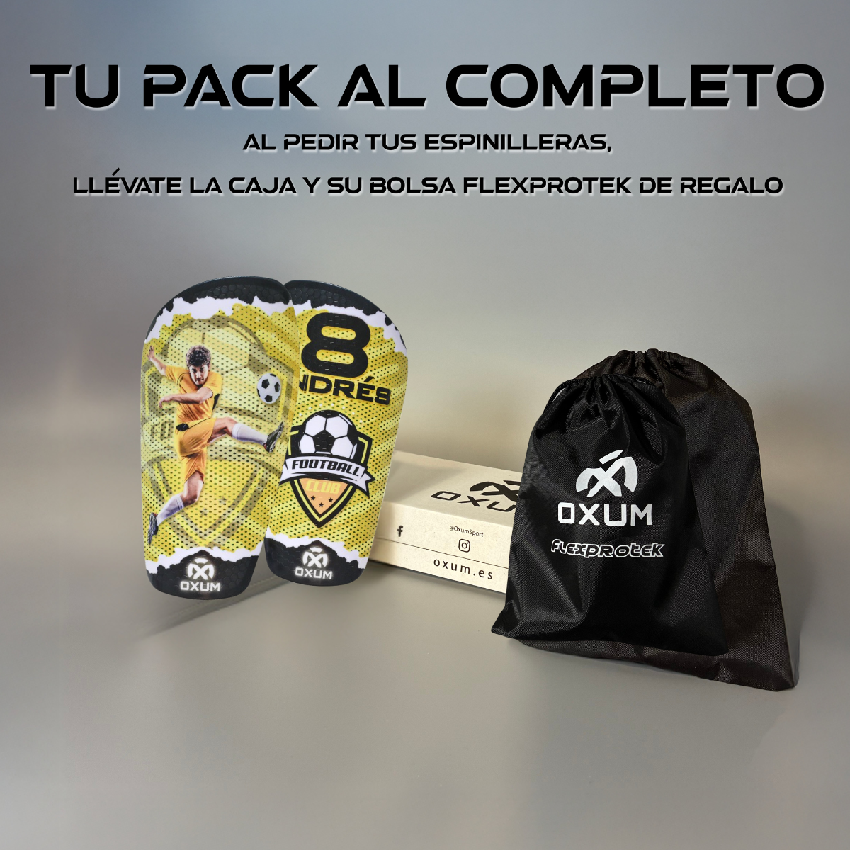 PRO KRAKEN ESPINILLERAS DE FÚTBOL PERSONALIZADAS