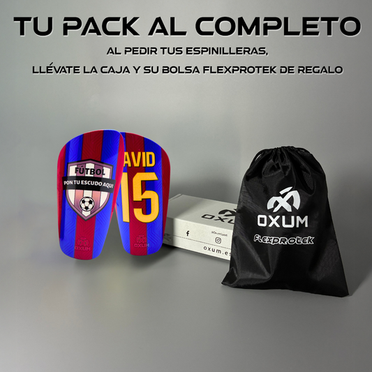 ONE CLUB ESPINILLERAS DE FÚTBOL PERSONALIZADAS
