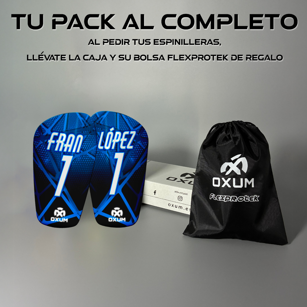 ONE MINOTAUR ESPINILLERAS DE FÚTBOL PERSONALIZADAS