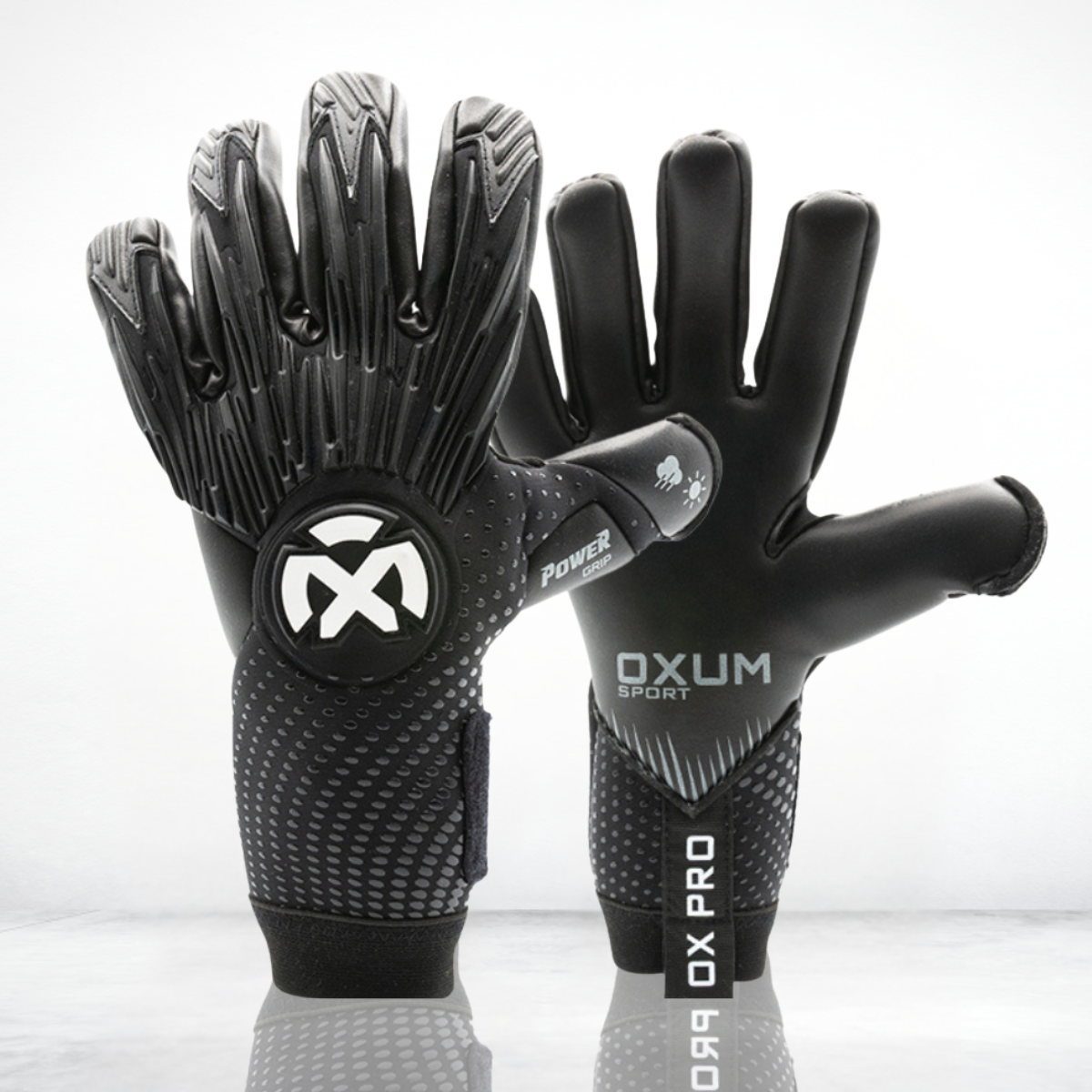 GUANTES OX PRO BLACK PERSONALIZABLES