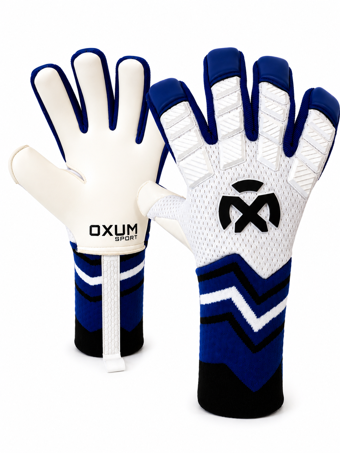 GUANTES DE PORTERO KNIT PRO AZUL-BLANCO