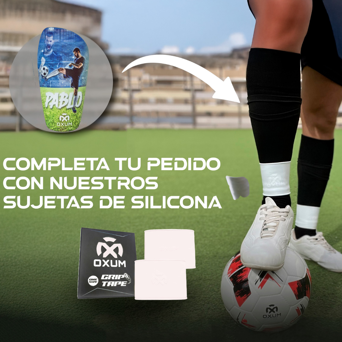 PRO GORGON ESPINILLERAS DE FÚTBOL PERSONALIZADAS