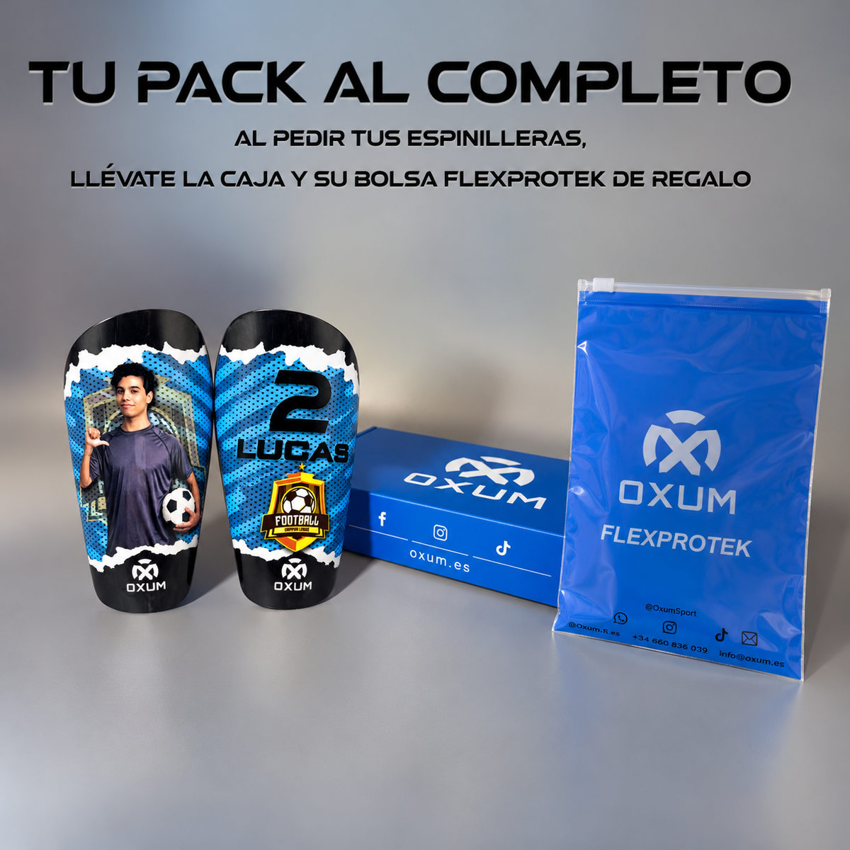 ONE KRAKEN ESPINILLERAS DE FÚTBOL PERSONALIZADAS