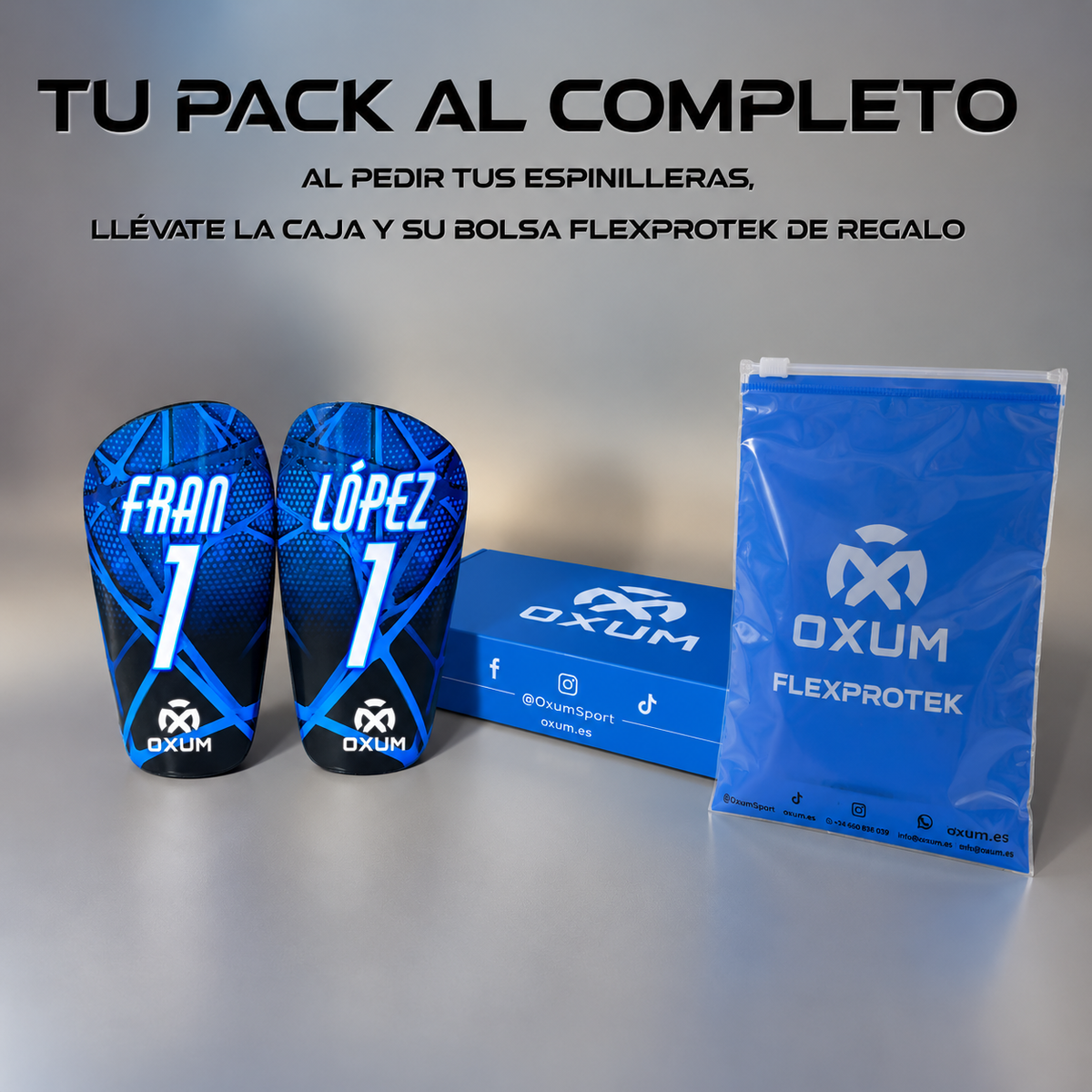 ONE MINOTAUR ESPINILLERAS DE FÚTBOL PERSONALIZADAS