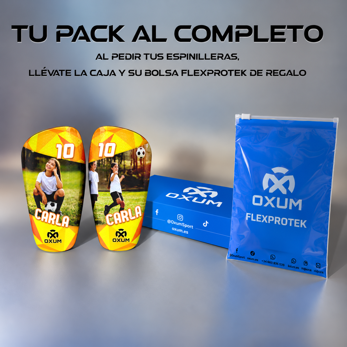PRO AEGIS ESPINILLERAS DE FÚTBOL PERSONALIZADAS