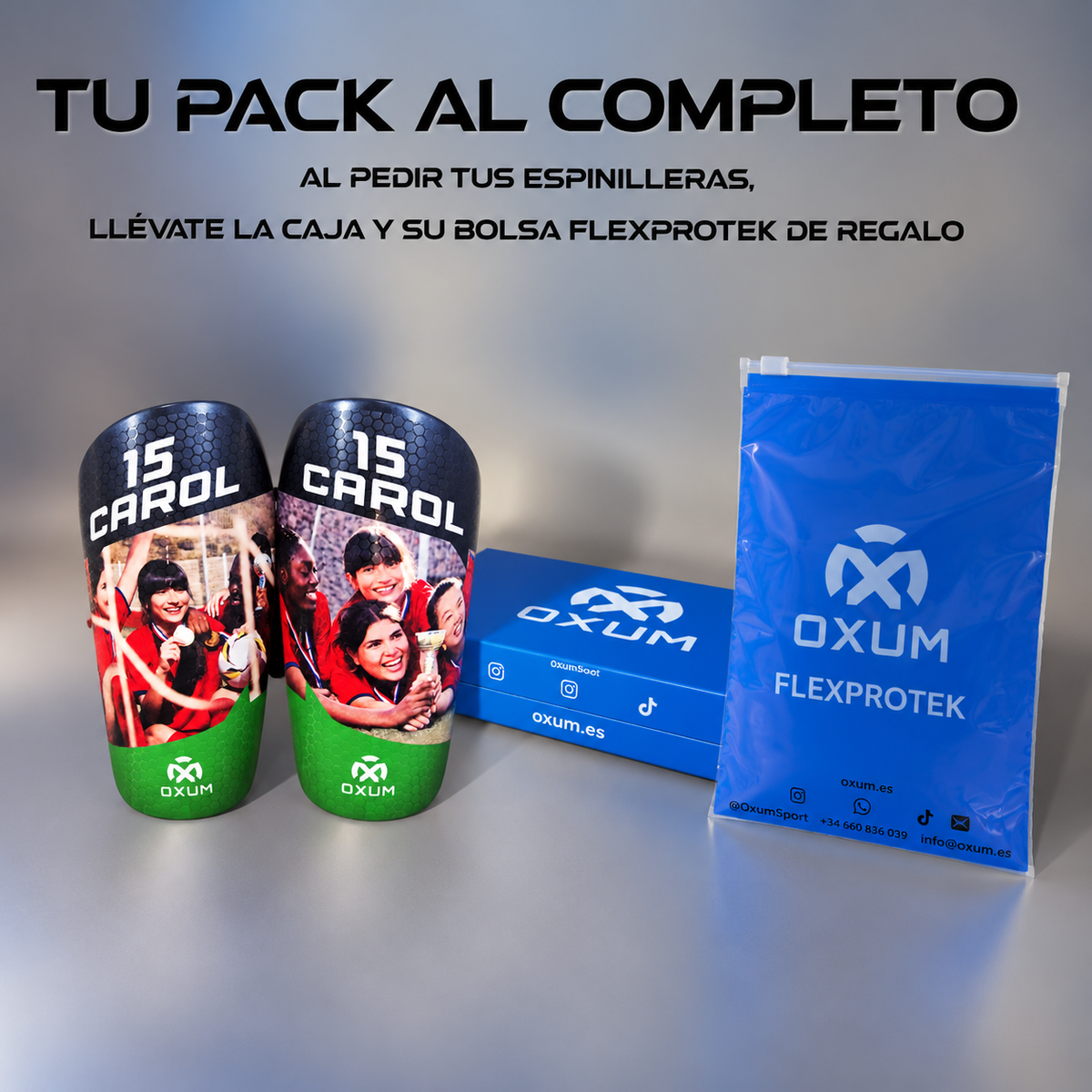 PRO PHOENIX ESPINILLERAS DE FÚTBOL PERSONALIZADAS
