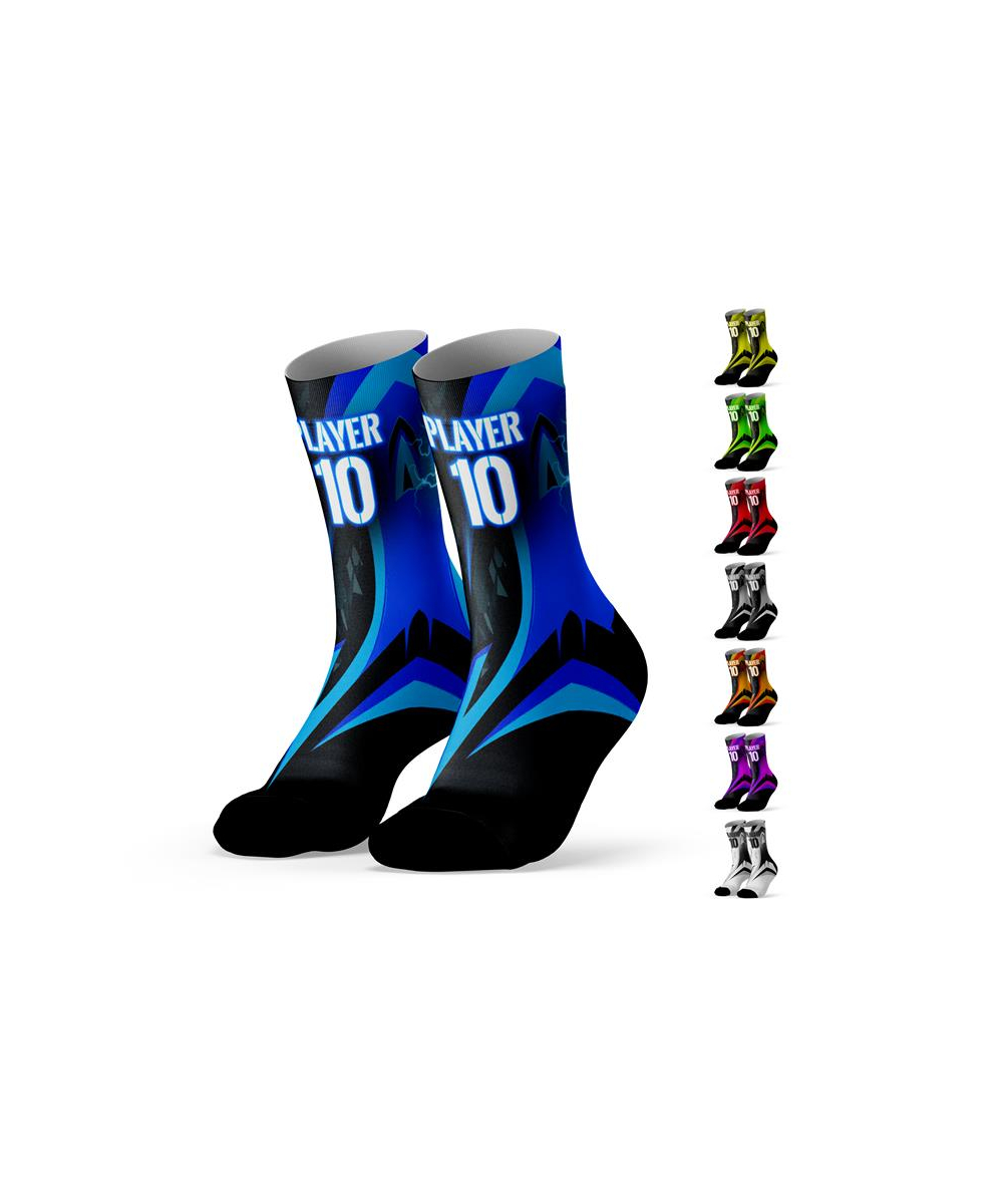 Calcetines Atenas. Calcetines deportivos Personalizados con nombre, número y escudo