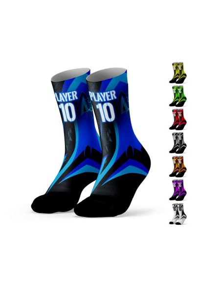 Calcetines Atenas. Calcetines deportivos Personalizados con nombre, número y escudo