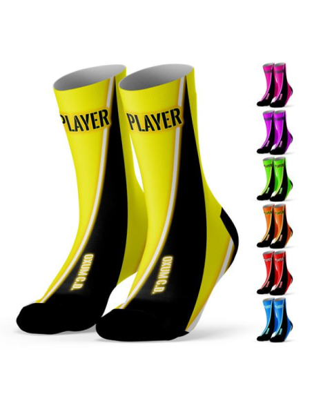 copy of Roma Socks. Custom Sports Socks with Name, Crest, and Team Name.