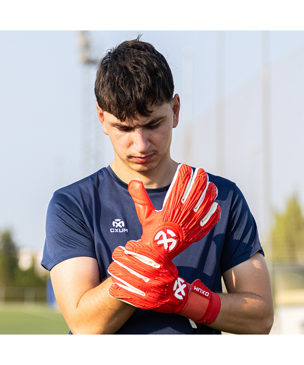GUANTI OX PRO ROSSO PERSONALIZZABILI
