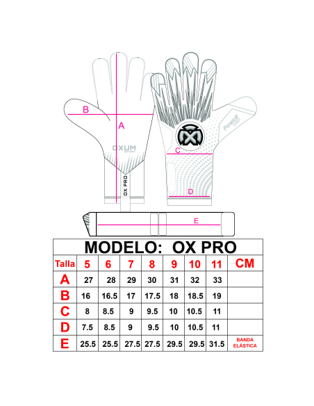 GUANTI OX PRO NERO PERSONALIZZABILI