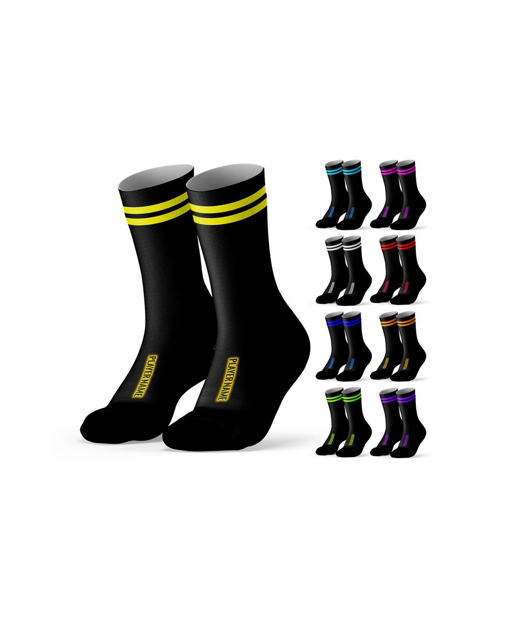 copy of Roma Socks. Custom Sports Socks with Name, Crest, and Team Name.
