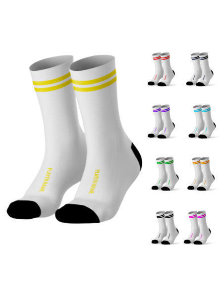 Calcetines Tebas. Calcetines deportivos Personalizados con nombre