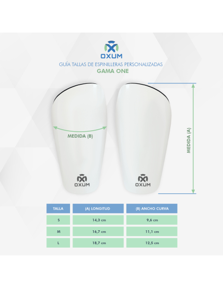 ONE CLUB ESPINILLERAS DE FÚTBOL PERSONALIZADAS