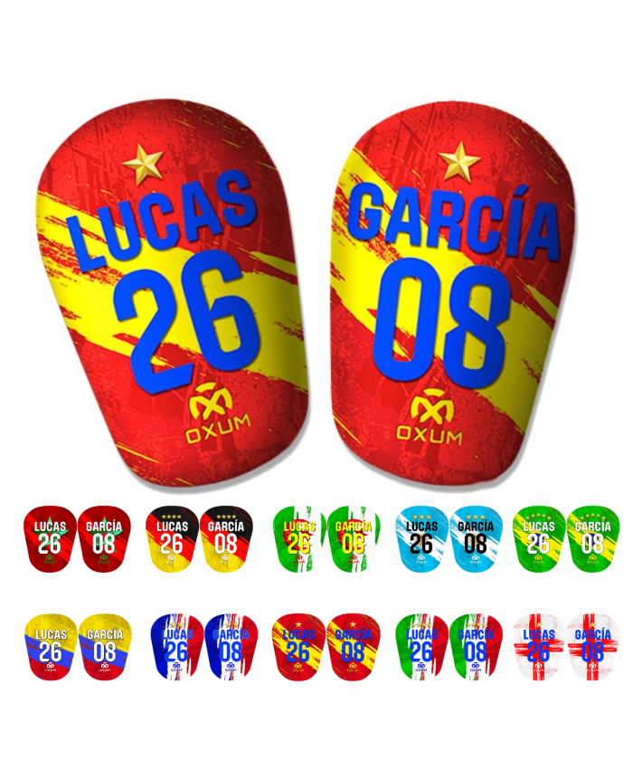 AIRLITE WORLDCUP ESPINILLERAS MINI DE FÚTBOL PERSONALIZADAS