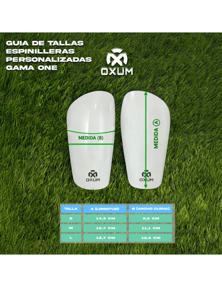 ONE APOLLO II ESPINILLERAS DE FÚTBOL PERSONALIZADAS