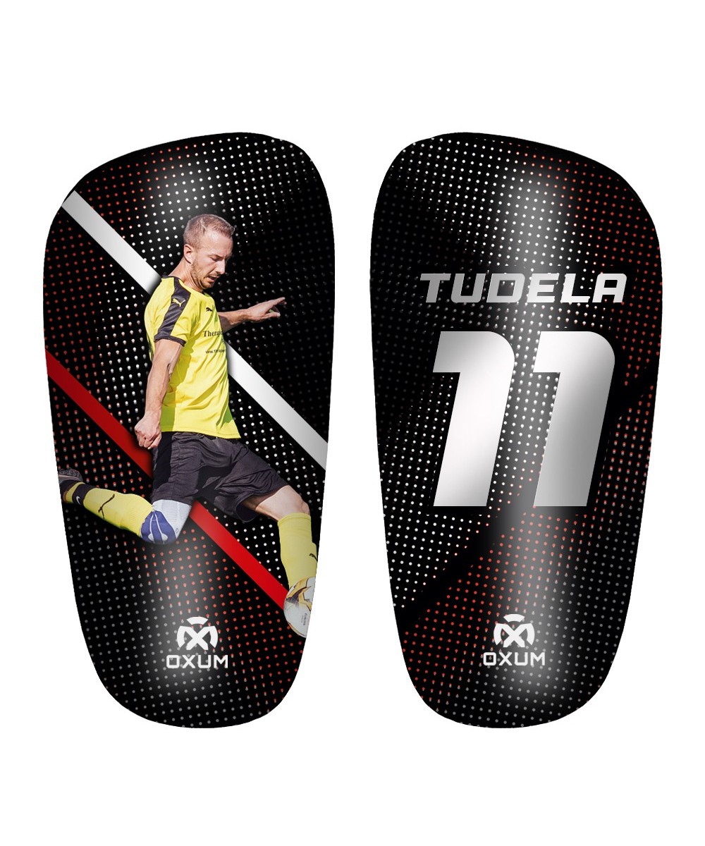 Espinilleras de Fútbol personalizadas CARBON - Diseño 3