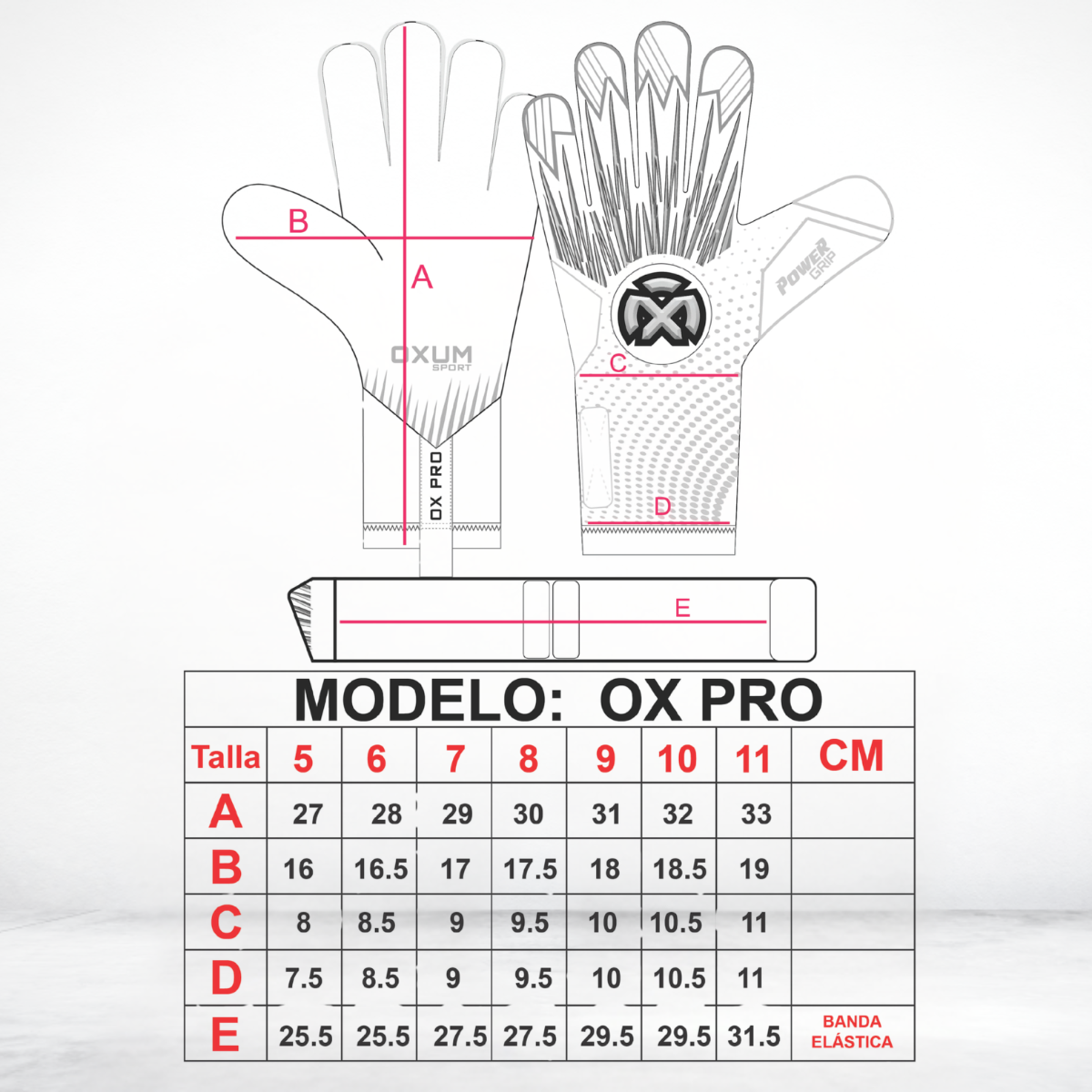CUSTOMIZABLE OX PRO BLUE GLOVES