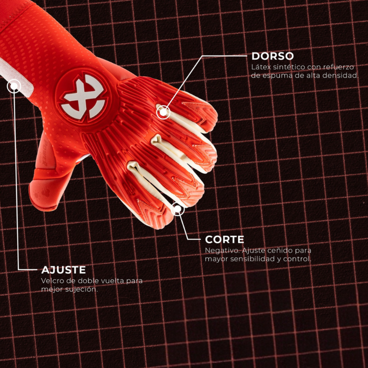 CUSTOMIZABLE OX PRO BLUE GLOVES
