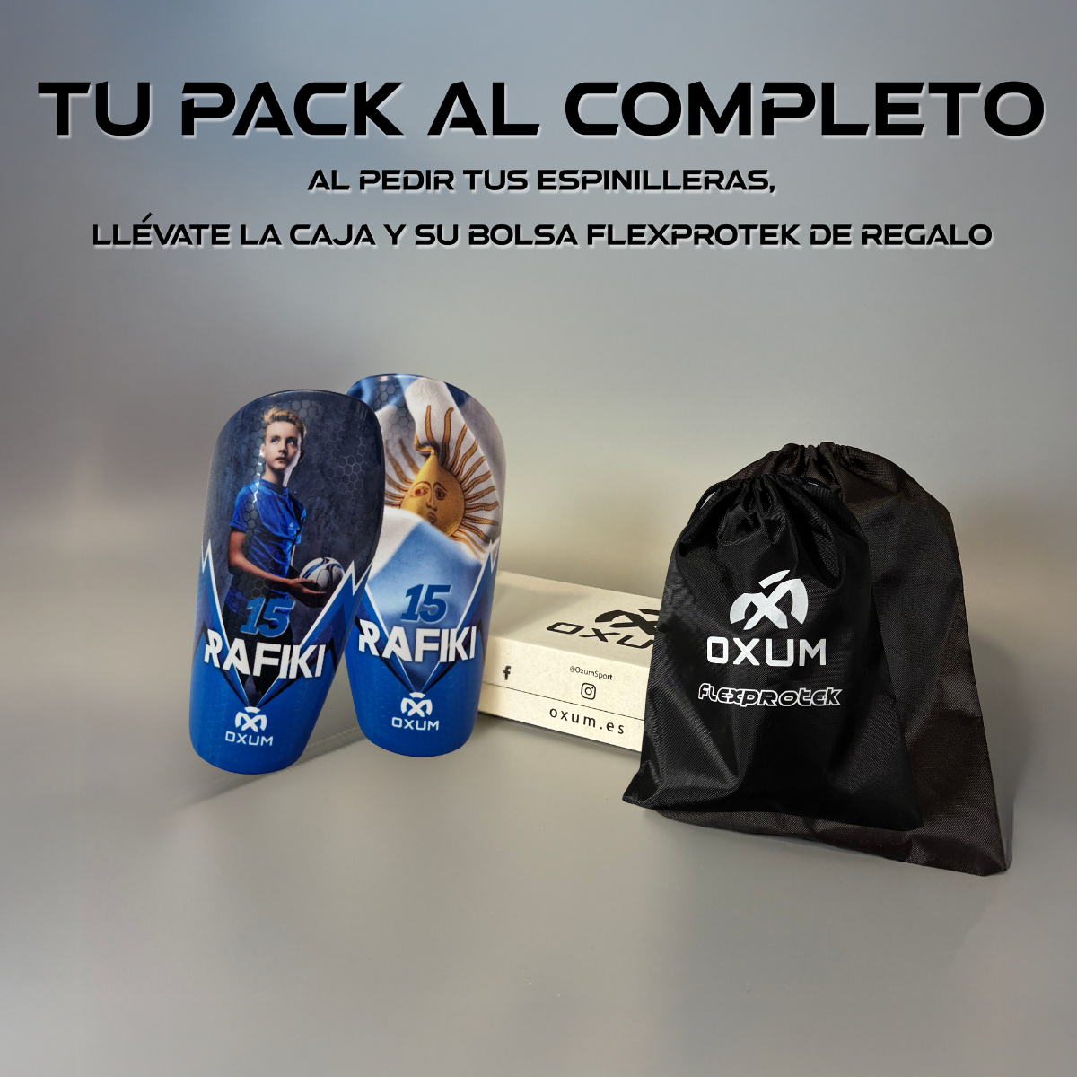 PRO KALI ESPINILLERAS DE FÚTBOL PERSONALIZADAS