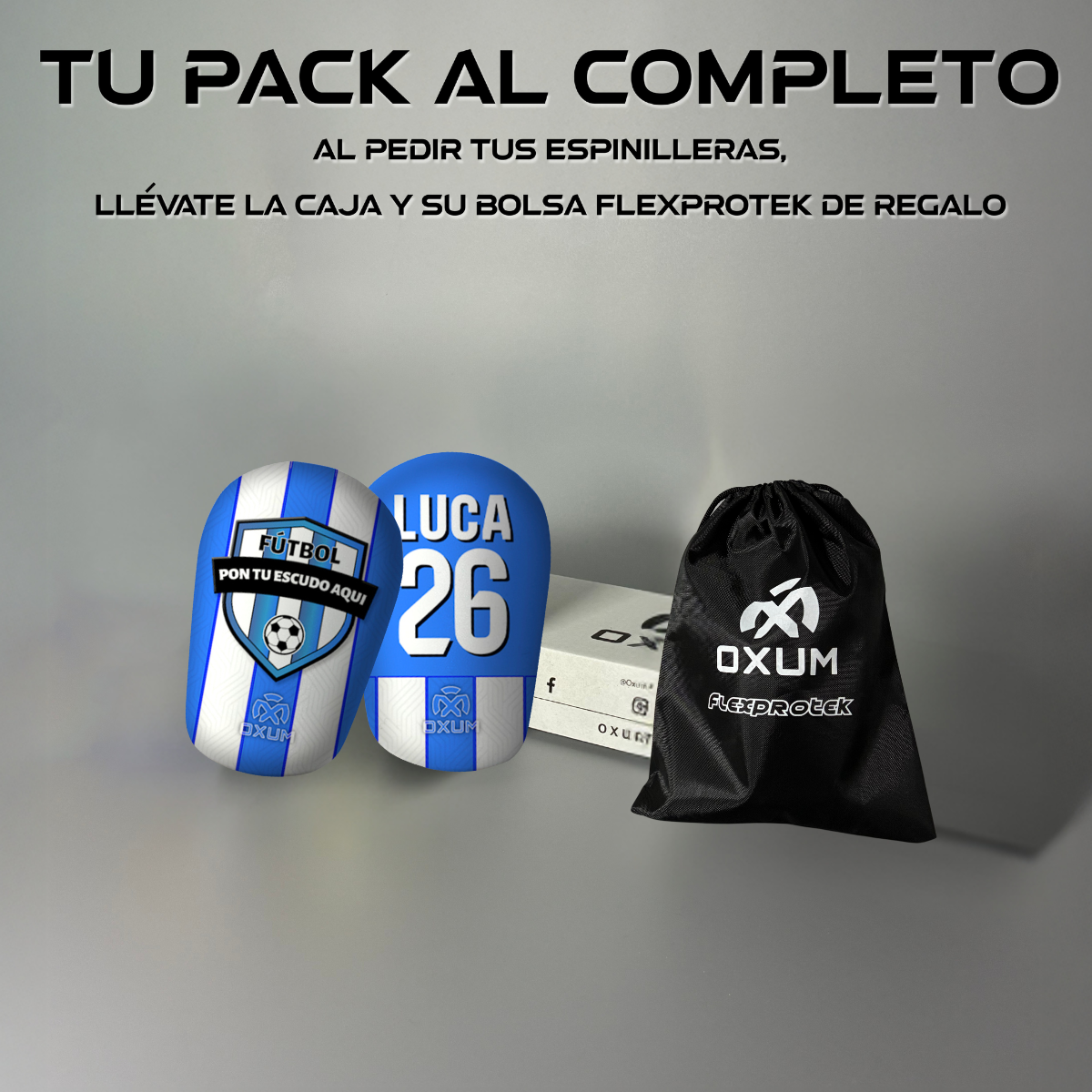 AIRLITE CLUBLITE ESPINILLERAS MINI DE FÚTBOL PERSONALIZADAS