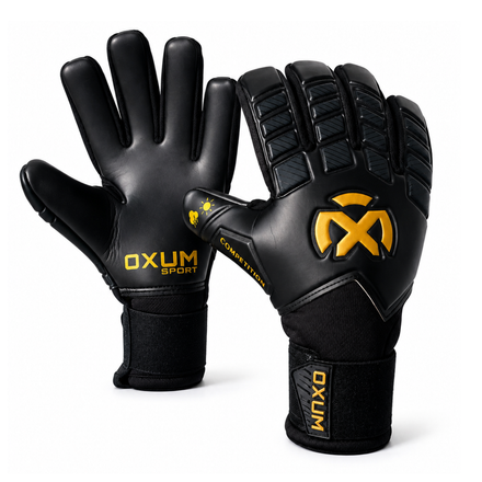 GUANTES DE PORTERO COMPETITION NEGRO-DORADO