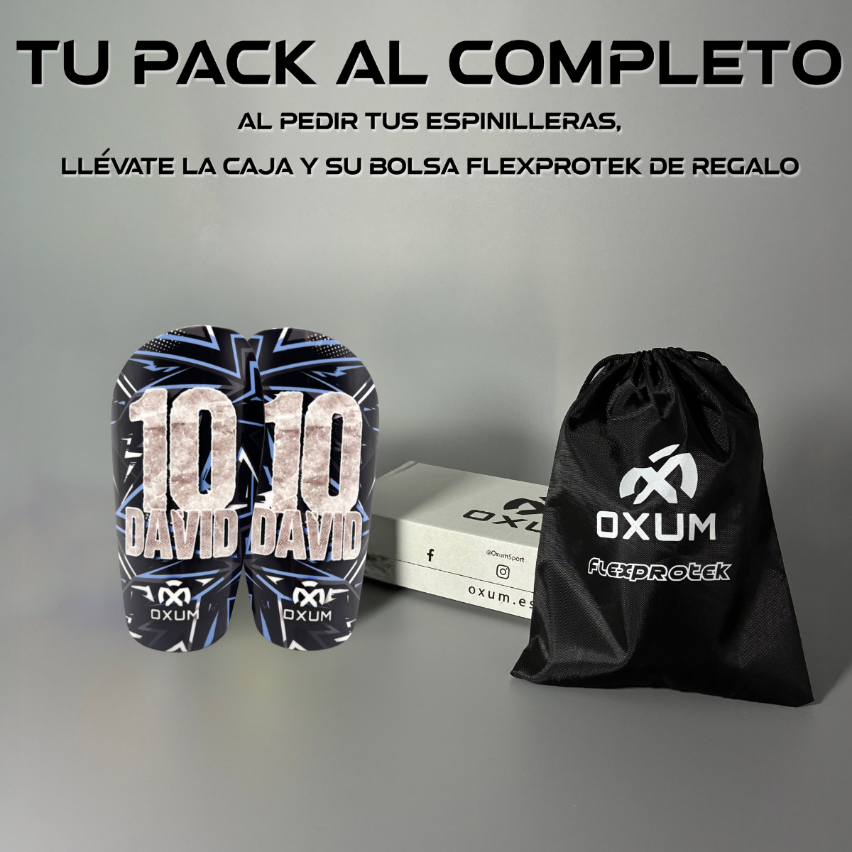 ESPINILLERAS DE FÚTBOL PERSONALIZADAS ONE ACHILLES