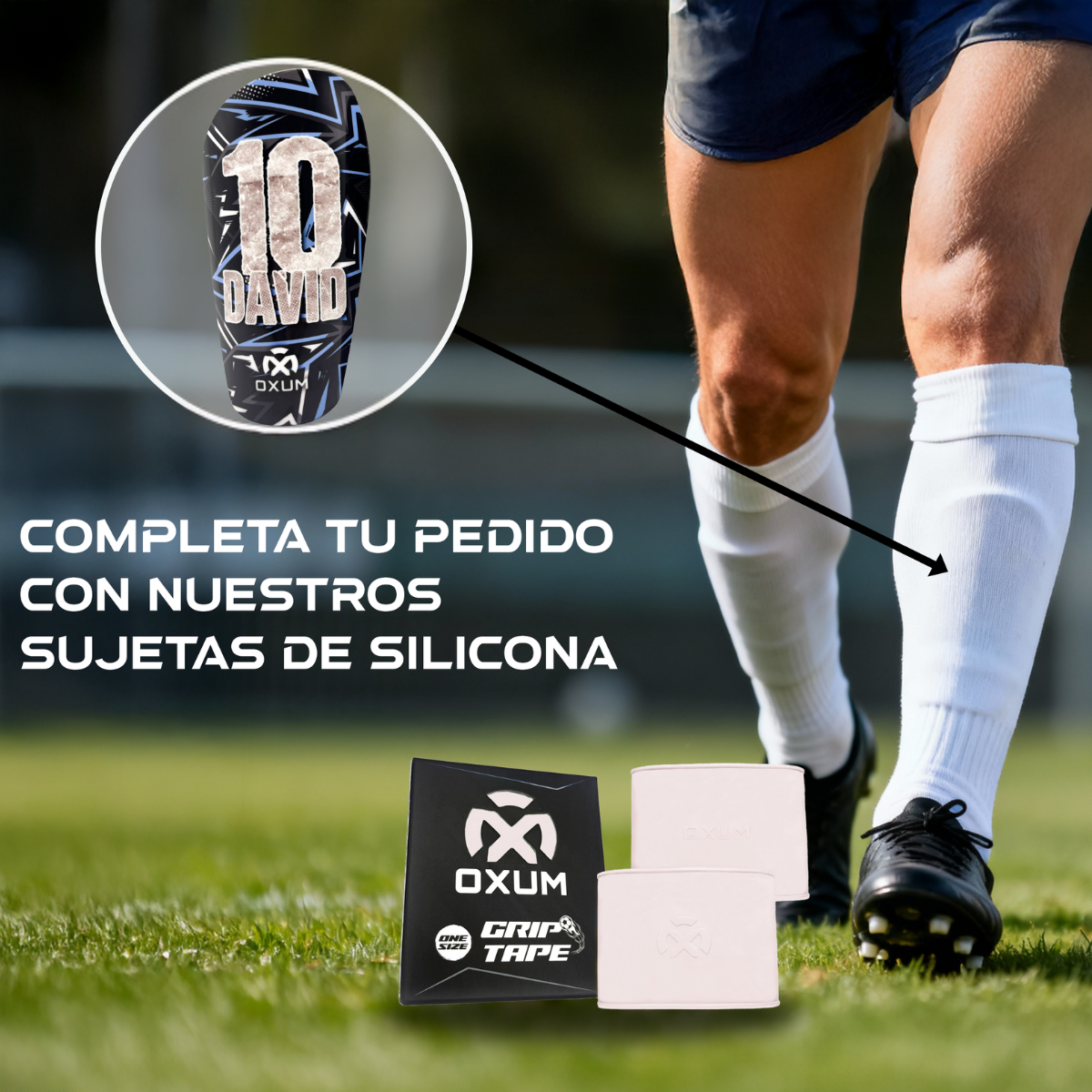 ESPINILLERAS DE FÚTBOL PERSONALIZADAS ONE ACHILLES