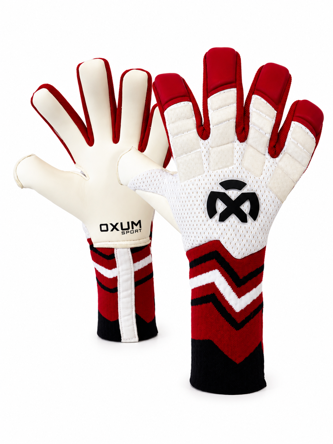 GUANTES DE PORTERO KNIT PRO ROJO-BLANCO