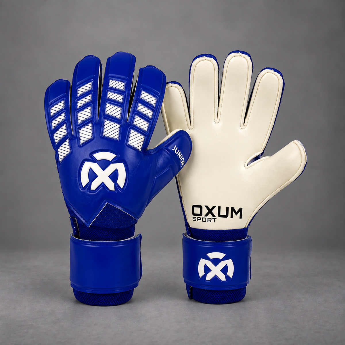 GUANTES OX MATCH AZUL-BLANCO PERSONALIZABLES