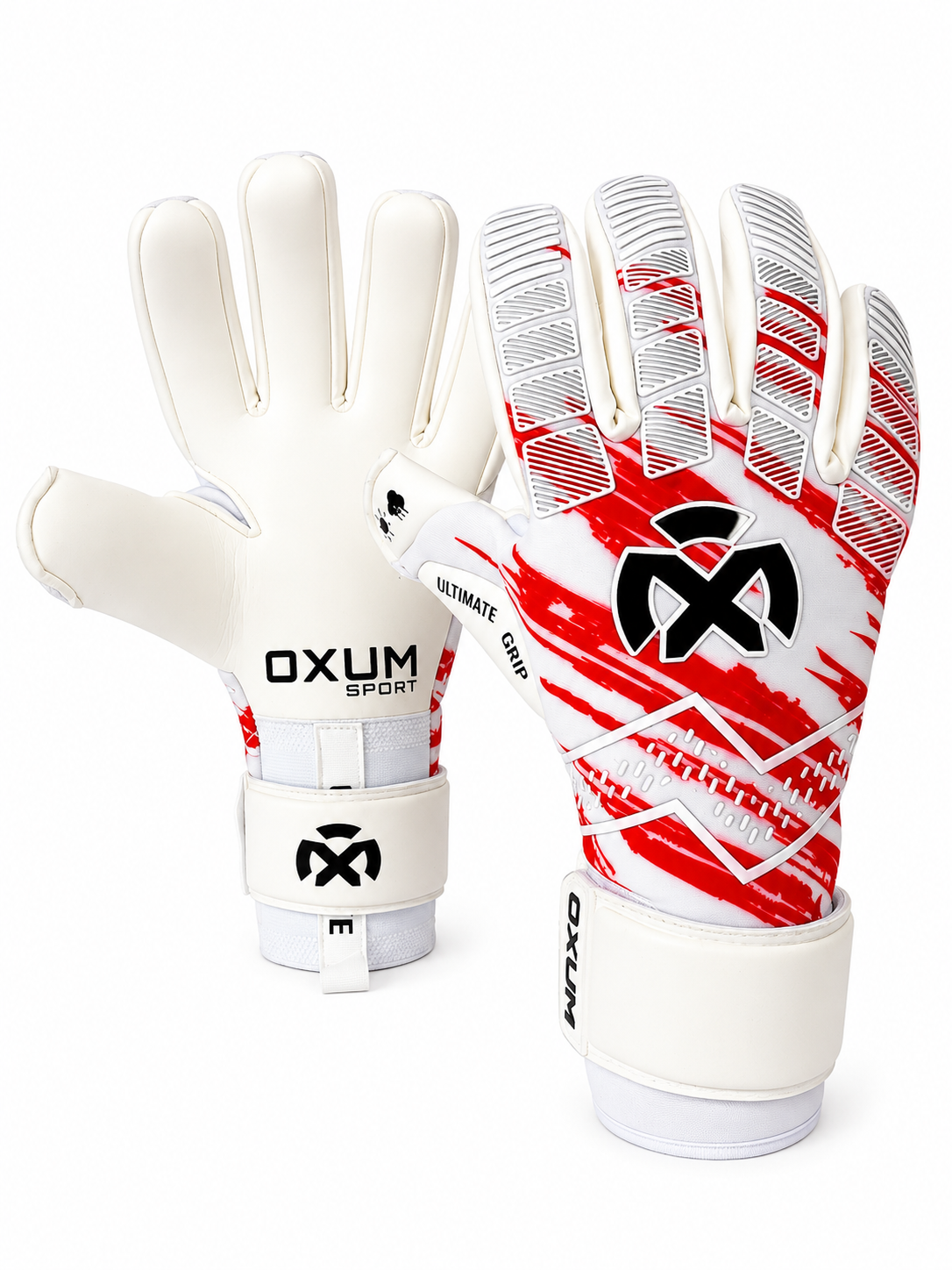 GUANTES DE PORTERO ULTIMATE ROJO-BLANCO