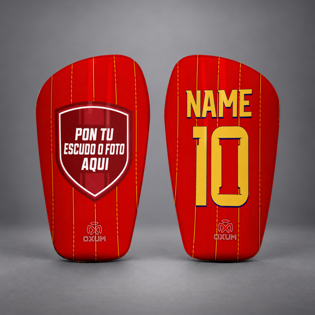 ONE NATION ESPINILLERAS DE FÚTBOL PERSONALIZADAS