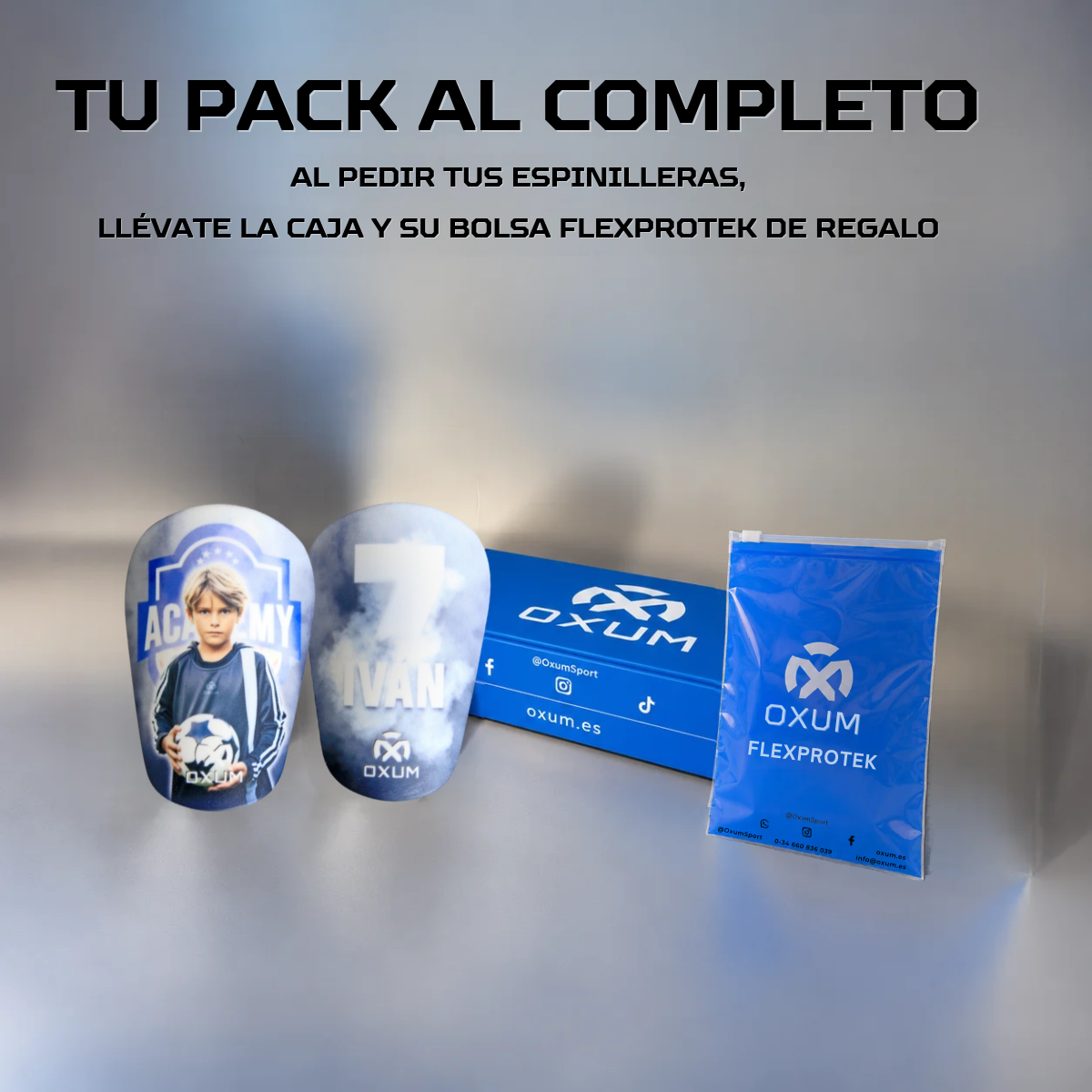 AIRLITE TEAM ESPINILLERAS DE FÚTBOL PERSONALIZADAS