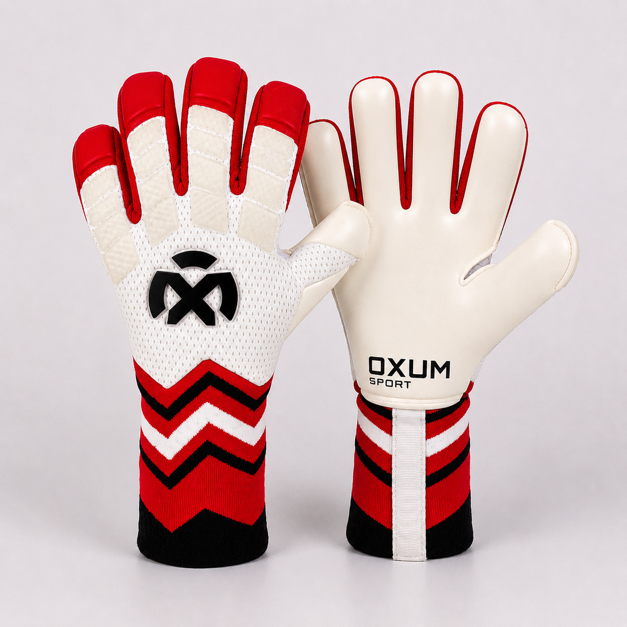 GUANTES DE PORTERO KNIT PRO ROJO-BLANCO