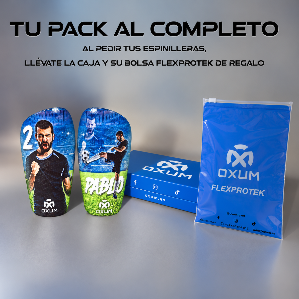 PRO GORGON ESPINILLERAS DE FÚTBOL PERSONALIZADAS