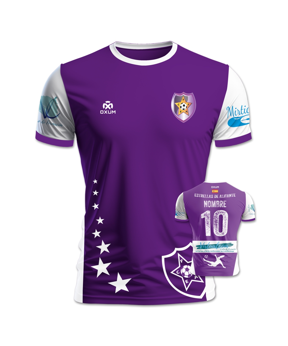 CAMISETA 1ª EQUIPACIÓN ESTRELLAS DE ALICANTE