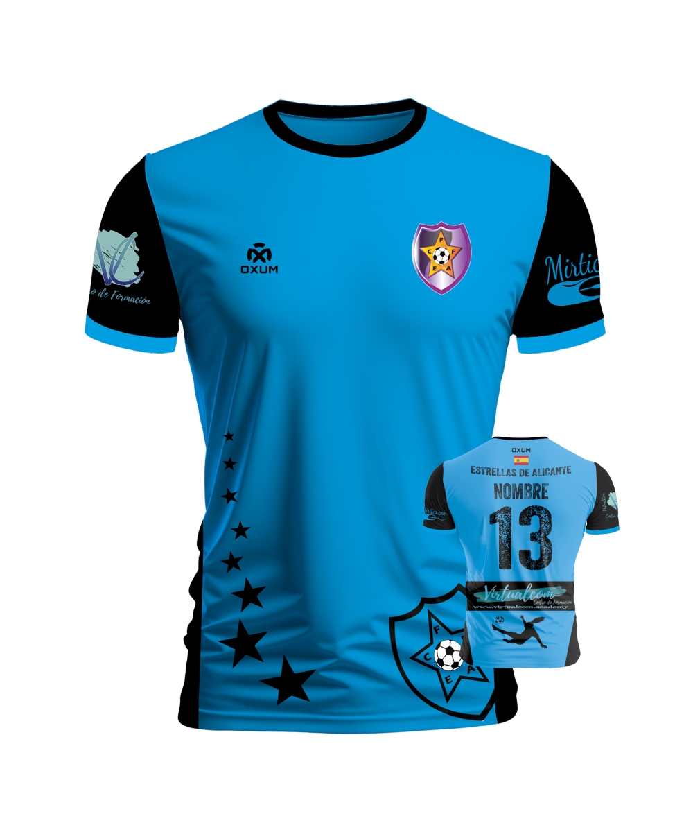 CAMISETA 2ª EQUIPACIÓN PORTERA ESTRELLAS DE ALICANTE